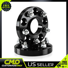 2 34 Black Hubcentric Wheel Spacers 5x115 For Challenger Charger Magnum 300c