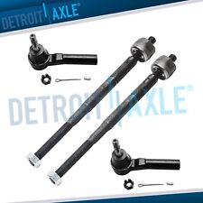 4pc Front Inner Outer Tie Rod For 2007-2017 Dodge Caliber Jeep Compass Patriot