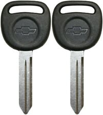 2 Pack - Oem Chevy Bow-tie Logo Key Blanks For Select 1999-2009 598007 15026223