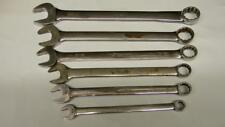 Snap-on 6pc Sae Standard Handle 12pt Combination Wrench Set