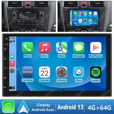 Android 13 Double Din Car Stereo For Apple Carplay Auto Radio Gps Nav Wifi 64gb