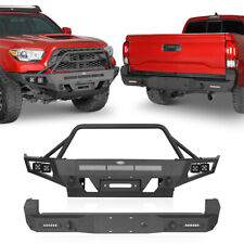 Off-road Front Or Rear Bumper Assembly Wwinch Plate For 2016-2023 Toyota Tacoma