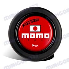 Momo Full Speed Steering Wheel Horn Button Sport Competition Tuning 59mm Red