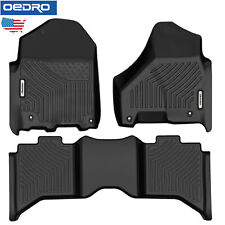 Floor Mats For Dodge Ram 1500 2500 3500 Crew Cab 2012-2018 Rear Front Tpe Liners