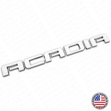 For Gmc Acadia Front Door Or Rear Liftgate Nameplate Logo Emblem Decorate Chrome