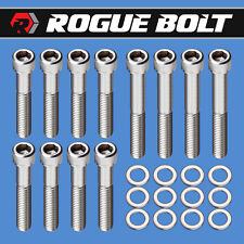 Sbc Exhaust Manifold Bolts Ram Horns Stainless Small Block Chevy 283 327 350