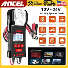 Ancel Bst600 12v 24v Car Truck Battery Tester Analyzer With Built-in Printer Us