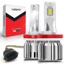 Lasfit H11 Led Headlight Kit Low Beam Bulb Super Bright 6000k Bulbs Free Return