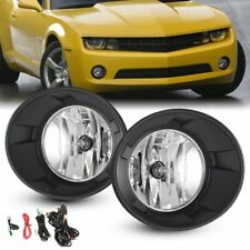 For 2010 2011 2012 2013 Chevy Camaro Replacement Clear Bumper Fog Lights Lamps