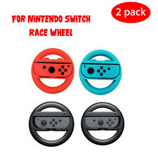 2 Pack Racing Steering Wheel For Nintendo Switch Joy-con Controller Handle Grips