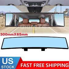 Car Universal Rear View Wide Angle Convex Clear Rearview Mirror Click On 300mm