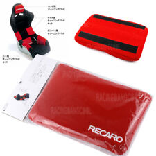 1pcs Recaro Red Lumbar Tuning Pad For Lumbar Rest Cushion Bucket Racing Seat