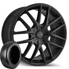 4-touren Tr60 17x7.5 5x1005x4.5 Black Rims W22560r17 Kenda Kr217 As Tires