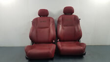 2004 Pontiac Gto Front Red Leather Power Seats - Damage 1656 Y4