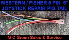 Western Snow Plow 6 Pin Joystick Controller Repair Pig Tail Usa Made Oem Colors