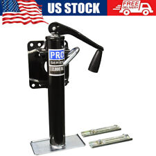 Tongue Jack Bolt-on Topwind Jack For Trailer Alloy Steel 2000 Lbs Load Capacity