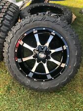 20x10 Black Moto Metal Mo970 33 Mt Wheels Rims Tires 5x150 Toyota Tundra