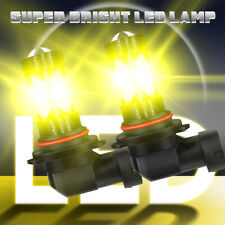 2x New 9005hb3 3000k Golden Yellow High Power Cob Led Fog Lights Driving Bulb