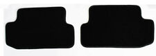 New 2015 - 2022 Ford Mustang Black Rear Floor Mats - Rubber Backing