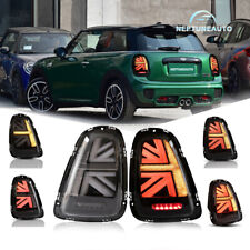Pair Tailights Clear Black Led For 2011-2013 Bmw Mini Cooper R555657 Rhlh