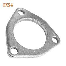Fx54 2 38 Id Flat Triangle Three Bolt Exhaust Flange For 2.25 - 2.375 Pipe