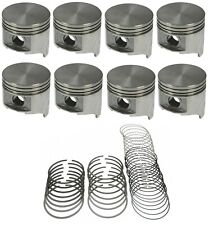 Sealed Power Flat Top Pistons8moly Rings For Chrysler Dodge Plymouth 383 020