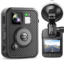 Boblov F2 2k 1440p Body Camera Gps Wifi 128gb Car Dash Cam Dvr Police Camcorder
