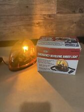 Haul Master 12 Volt Emergency Revolving Amber Warning Light Truck Plowing Magnet