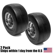 2pk Flat Free Tire Assemblies For Hustler 13x6.50-6 X One Super Z 604898 789537