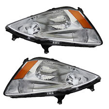 Headlight Assembly For 03-07 Honda Accord Clear Lens 1 Pair Headlamps
