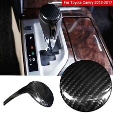 For Toyota Camry 2012-2017 Carbon Fiber Interior Gear Shift Knob Head Cover Trim