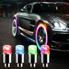 4pcs Auto Car Wheel Tire Tyre Air Valve Stem Led Light Caps Cover Accessories