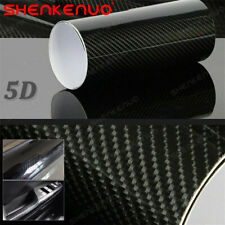 5d Waterproof Carbon Fiber Vinyl Car Wrap Sheet Roll Film Sticker Decal Paper Us
