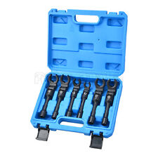 Injector Injection Line Wrench Socket Tool Set Flexi Heads 6-piece 12-19mm