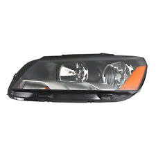 Lh Headlight Black For 2012-2015 Volkswagen Passat Headlamp Halogen Left Side