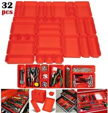 Rolling Tool Chest Tool Box Drawer Organizer Tray Cabinet Hardware Bins Plastic