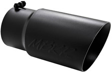 Mbrp 5 To 6 Dual Walled Angled Cut Exhaust System Tip Universal Black T5074