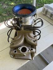 Vintage Rons Flying Toilet Edelbrock Victor 2-r 454 Intake Manifold Chevy Bb