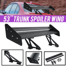 Universal Megan Racing Aluminum Gt Trunk Spoiler Wing Black Plates 2 Double Deck