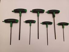 Snap On Tools Usa 7 Piece Green T Handle Torx Set
