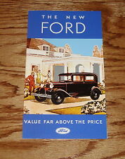 1931 Ford Model A Foldout Sales Brochure 31 Coupe Roadster Phaeton Sedan