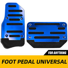 Universal Blue Non Slip Automatic Gas Brake Foot Pedal Pad Cover Car Accessories