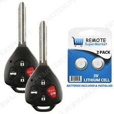 Replacement For Toyota 2011 Camry Scion 2013-2015 Fr-s Remote Car Key Fob Pair