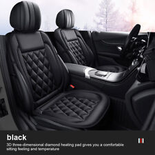 2pcs Luxury Heated Car Seat Cushion Heater 30-55 Universal 12v For Cold Winter