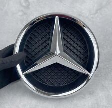 For Mercedes Benz C W205 E W212 Grille Twist Type Star Emblem Silver 18.5cm