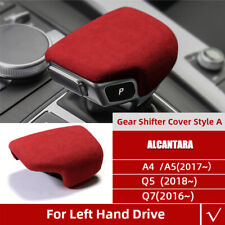 Real Alcantara Suede Gear Shift Panel Cover For Audi A4 S4 S5 Rs5 B9 A5 Q5 Q7