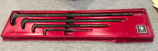 Matco Snap On Tools Usa 4 Piece Lady Foot Heavy Duty Pry Bar Set In Tray