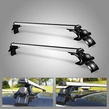 48 Universal Roof Rack Cross Bar Luggage Carrier Aluminum W 3 Kinds Clamp