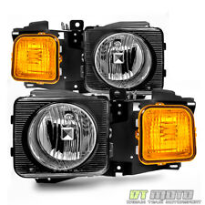 2006-2010 Hummer H3 H3t Headlights Headlamps Aftermarket Leftright 06-10 Pair