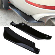 Universal Glossy Black Car Rear Bumper Lip Diffuser Splitter Canard Protector